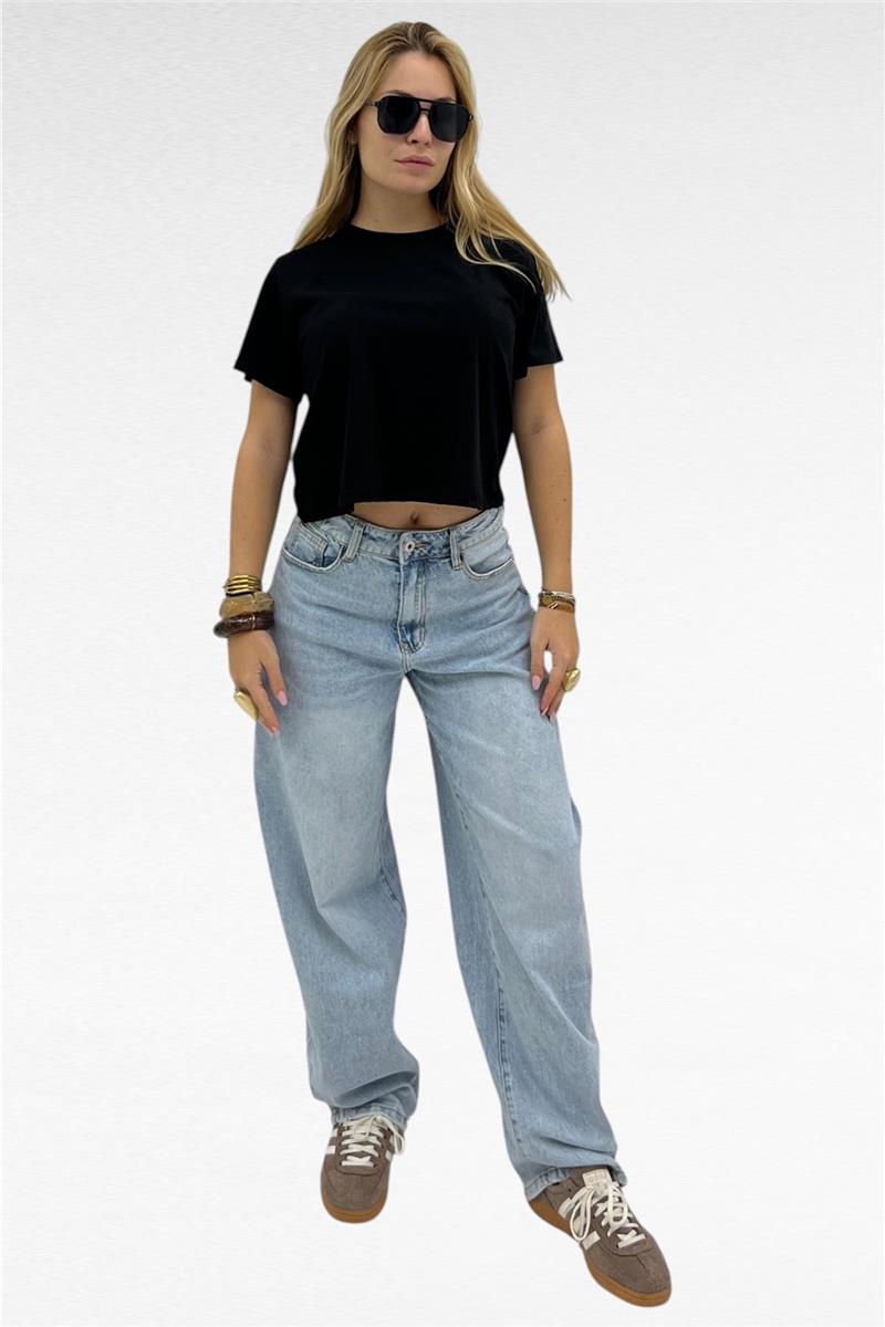 maglia crop a manica corta simple